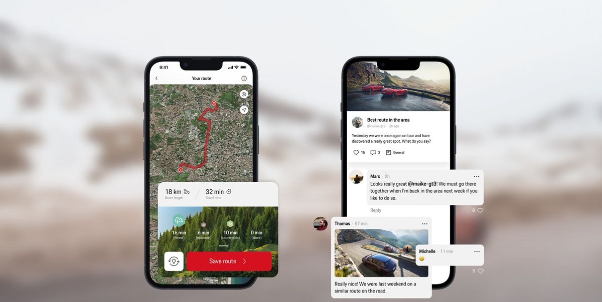 Porsche Roads App Uses AI to Help You Find the Most Fun Route