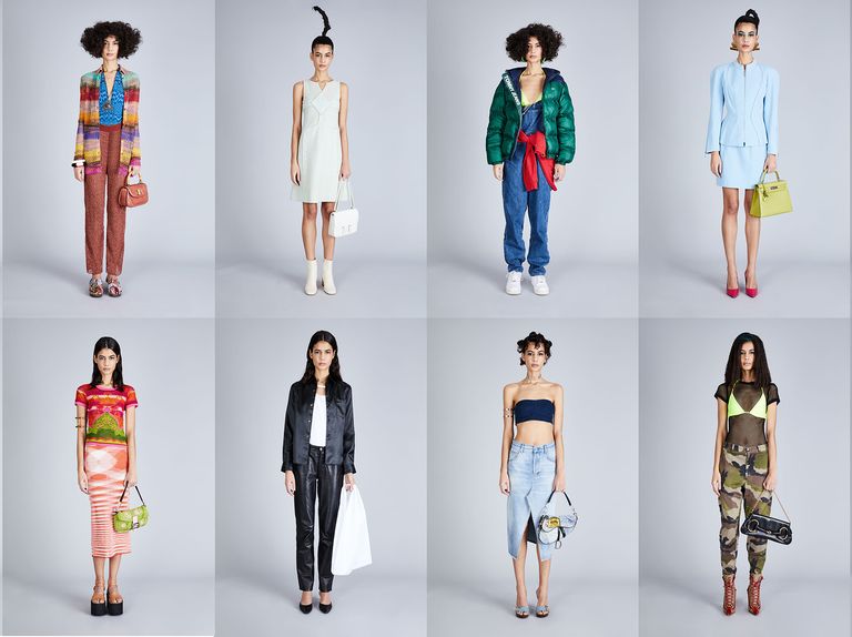 modelos vistiendo prendas vintage de la plataforma de moda vestiaire collective