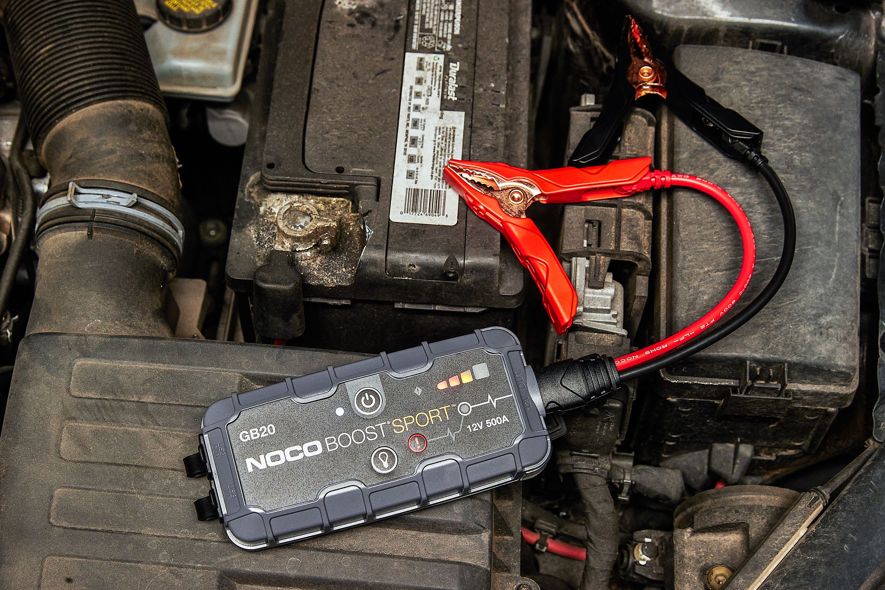 Using portable jump starter discount