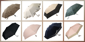 a group of umbrellas