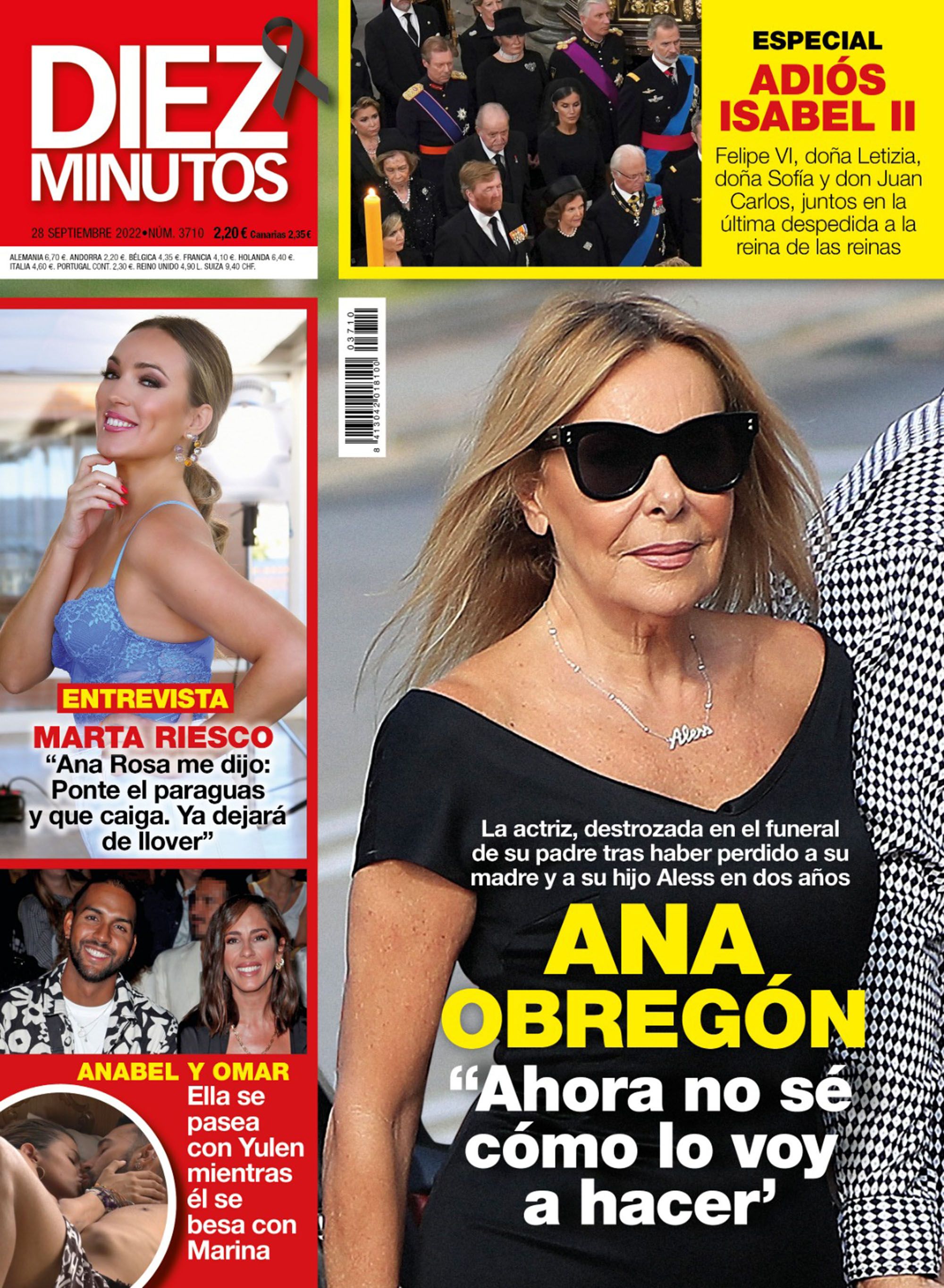 Ana Obregón y Marta Riesco en la portada de DIEZ MINUTOS