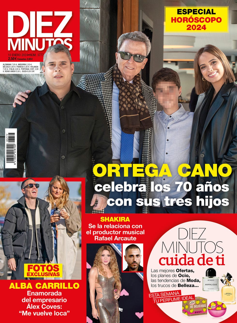 portada del numero 3777 de la revista diez minutos