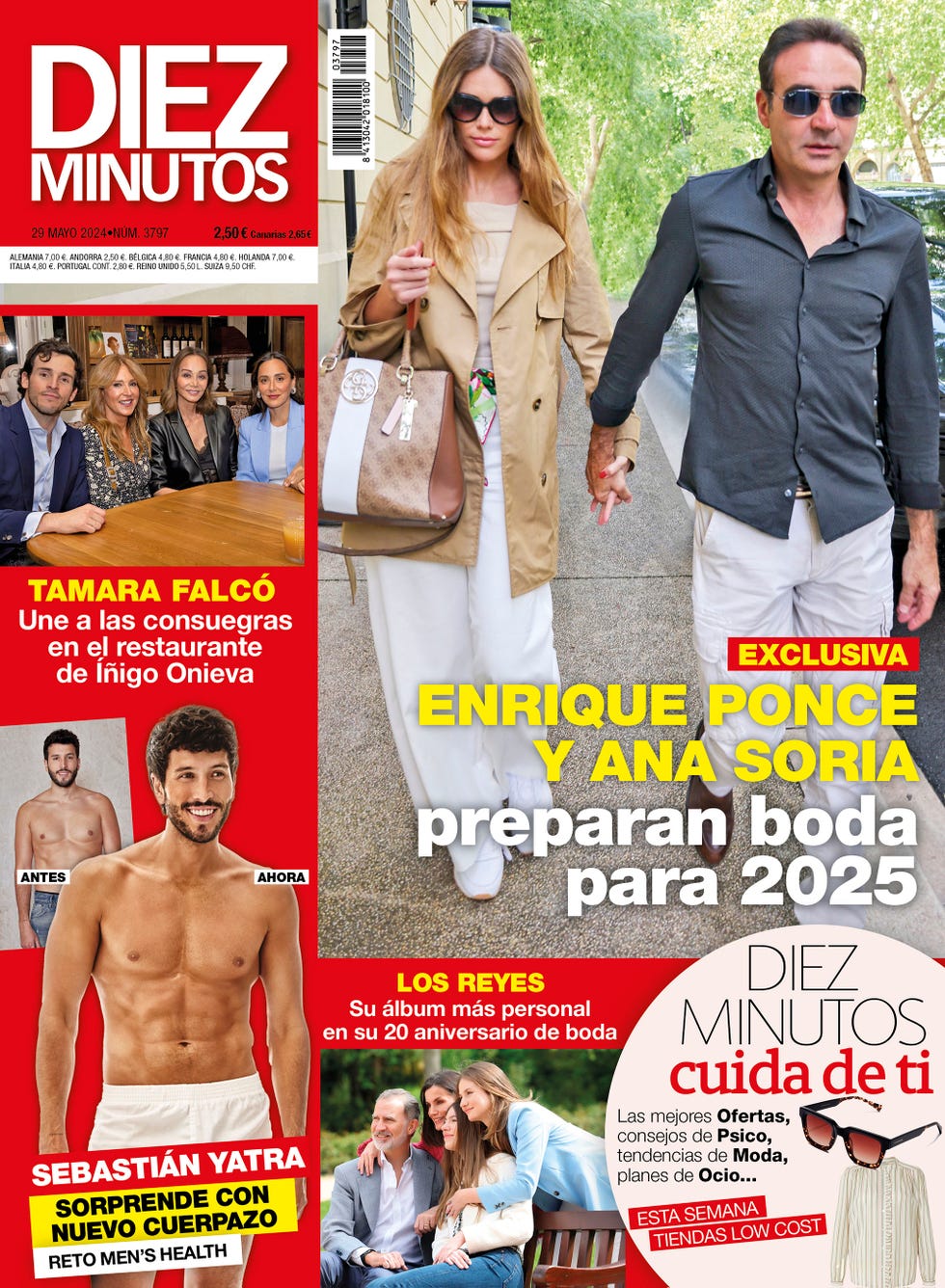 la pareja prepara su boda para la primavera de 2025