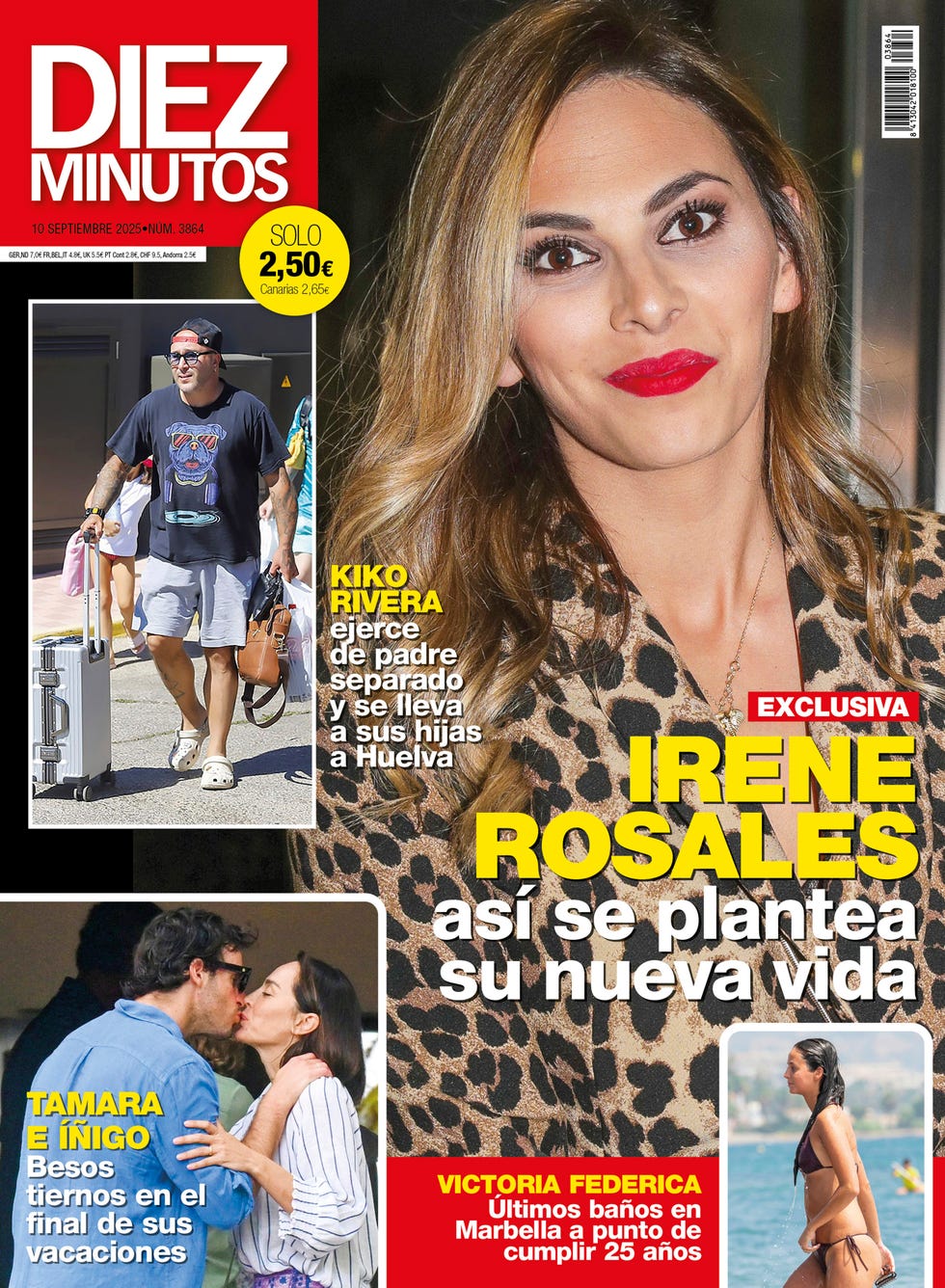 portada de la revista diez minutos 3864, con irene rosales en portada tras su ruptura con kiko rivera
