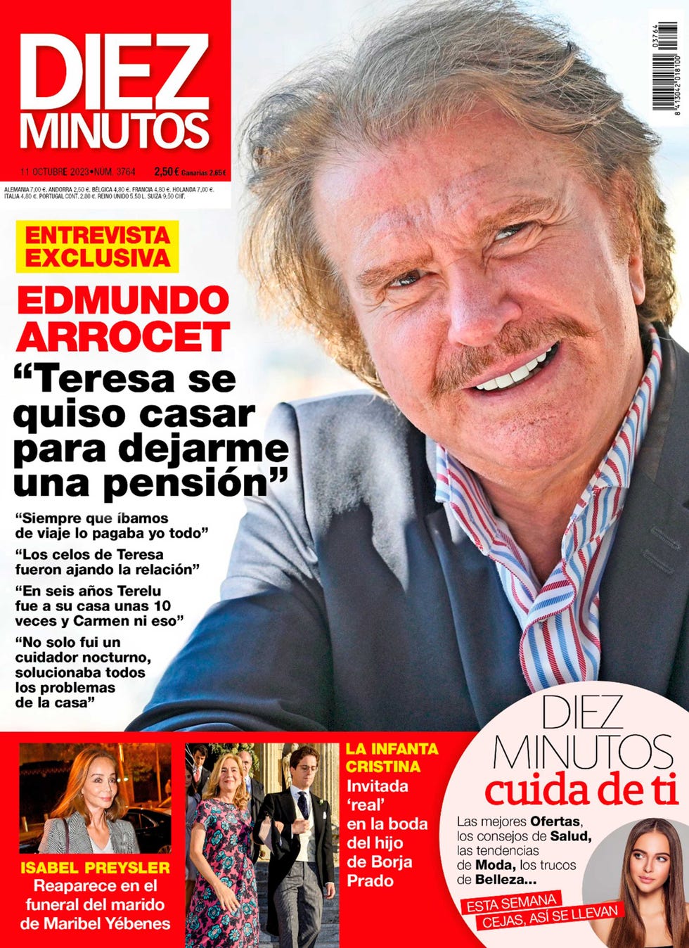 portada diez minutos 3764, con entrevista a edmundo bigote arrocet