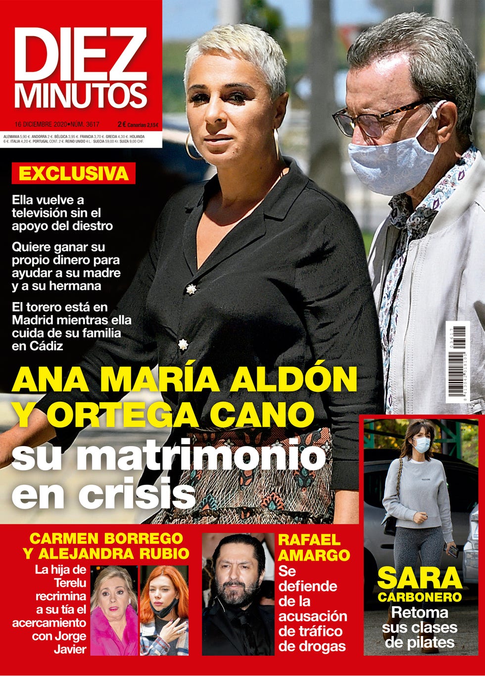 exclusiva ana maría aldón y ortega cano, un matrimonio en crisis ana maría aldón, ortega cano carmen borrego, alejandra rubio, sara carbonero, rafael amargo