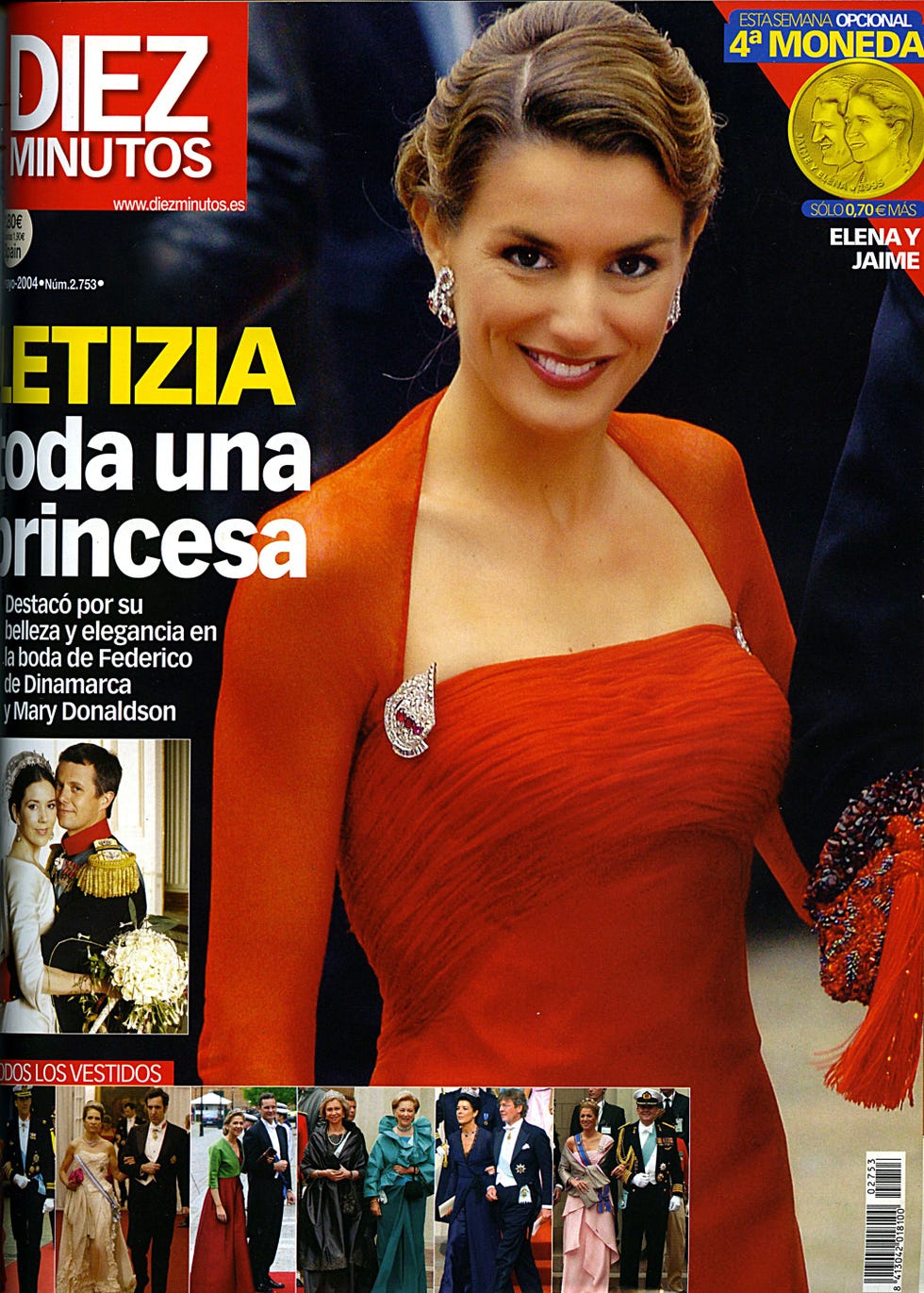 letizia de lorenzo caprile en la portada de diez minutos