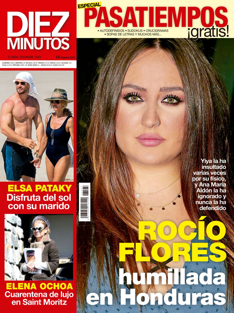 rocío flores en la portada de diez minutos