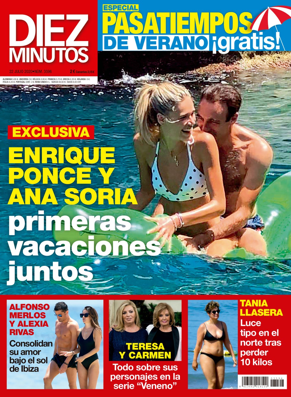 portada con enrique ponce y ana soria juntos en mojácar
