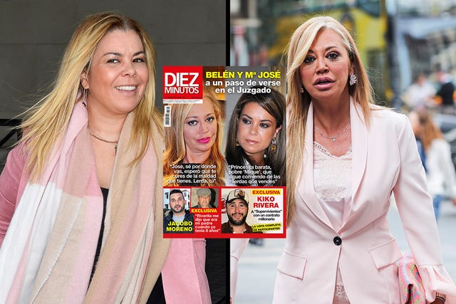 maría josé campanario y belén esteban, protagonistas de la portada de diez minutos 3626