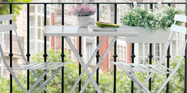 Conjunto de balcón Portobello blanco Conjunto de balcón Portobello blanco