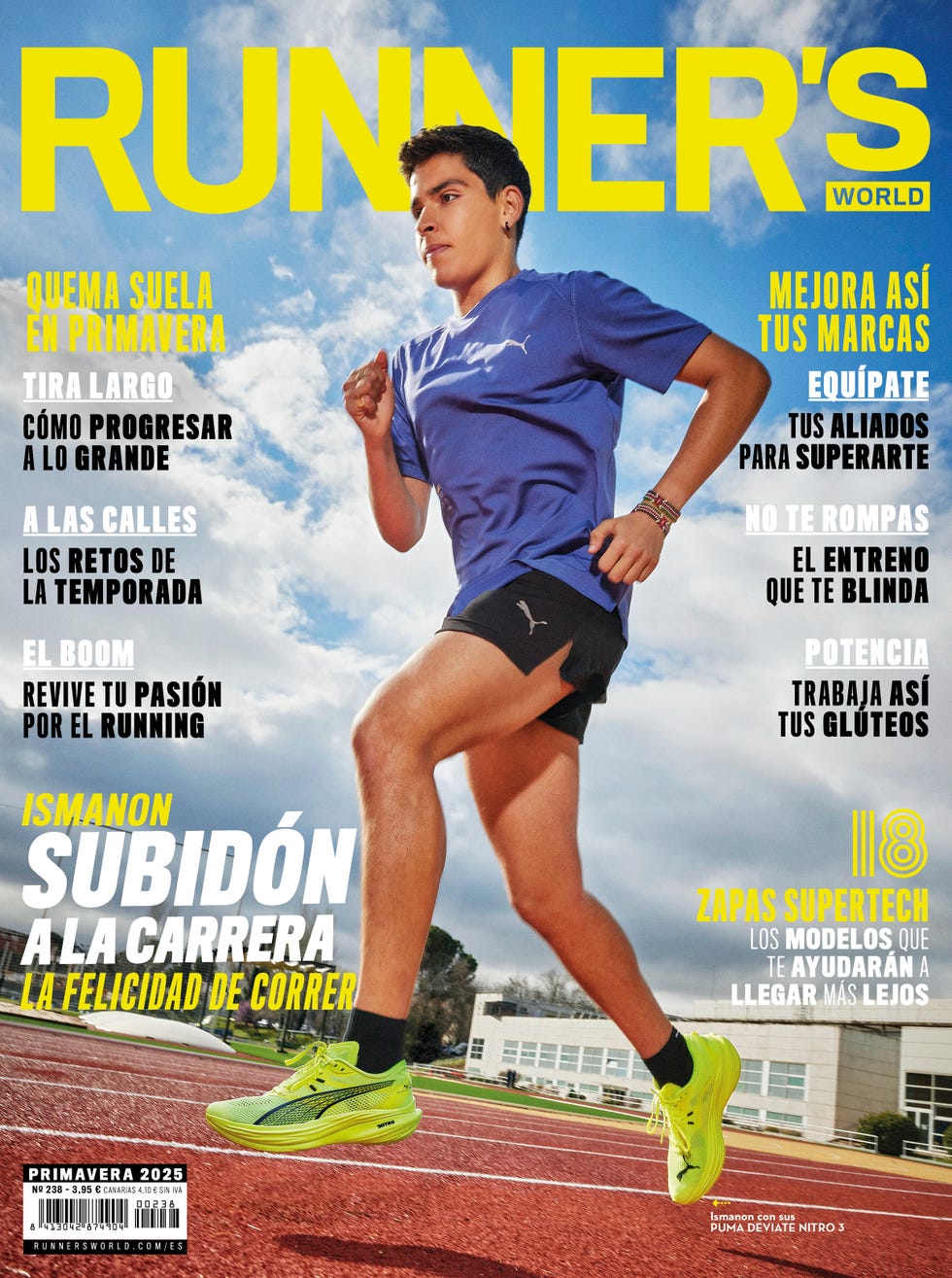 ismanon, en la portada de runner's world de primavera que está en los quioscos.