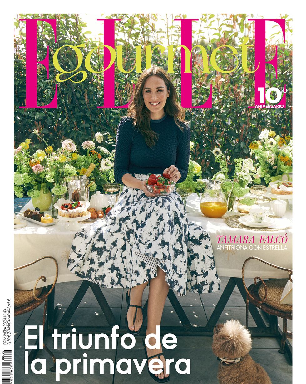tamara falcó, portada de elle gourmet primavera 2024