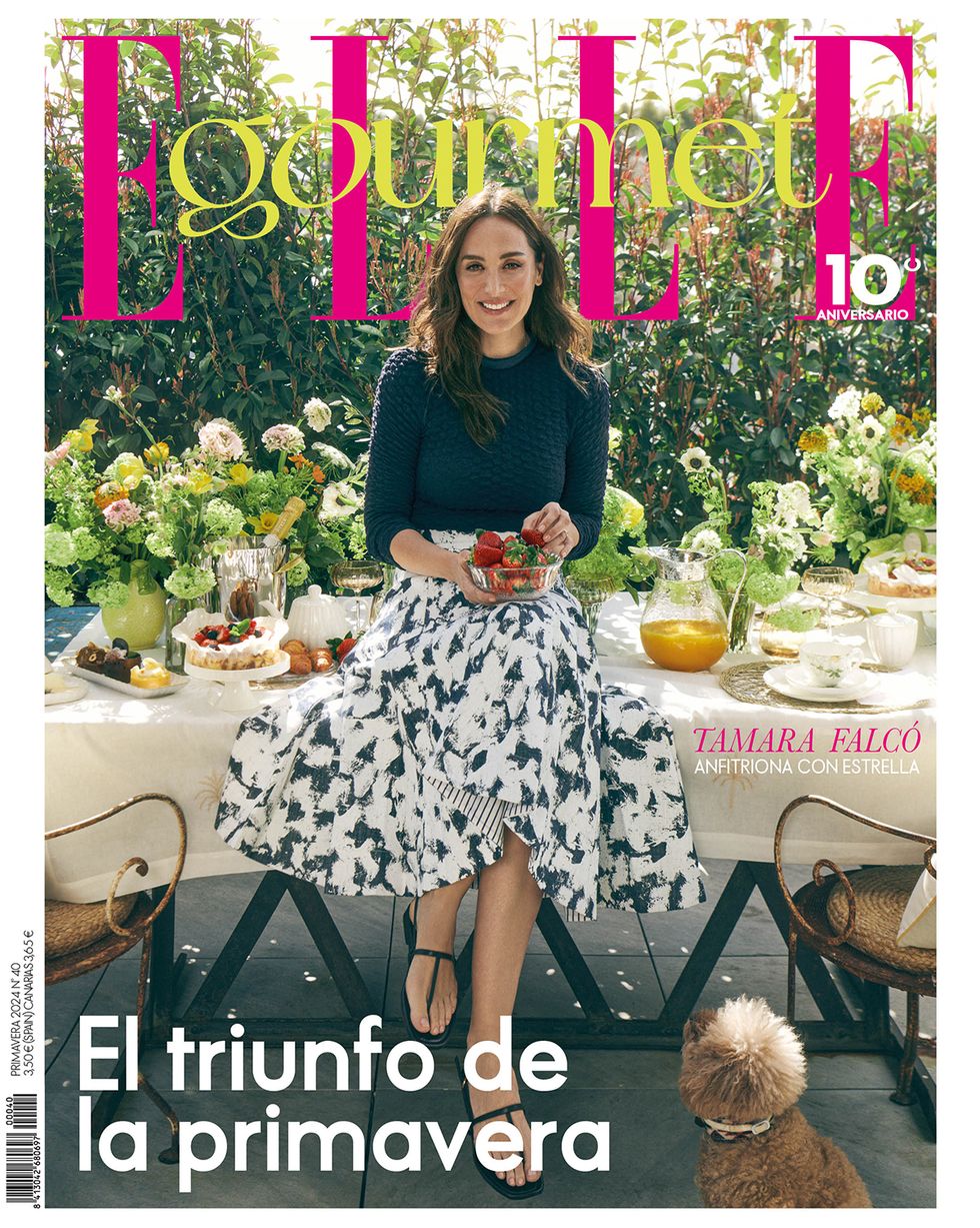 tamara falcó, portada de elle gourmet primavera 2024