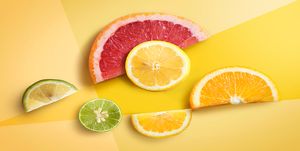 Citrus, Lime, Fruit, Citric acid, Food, Key lime, Lemon, Plant, Orange, Grapefruit, 