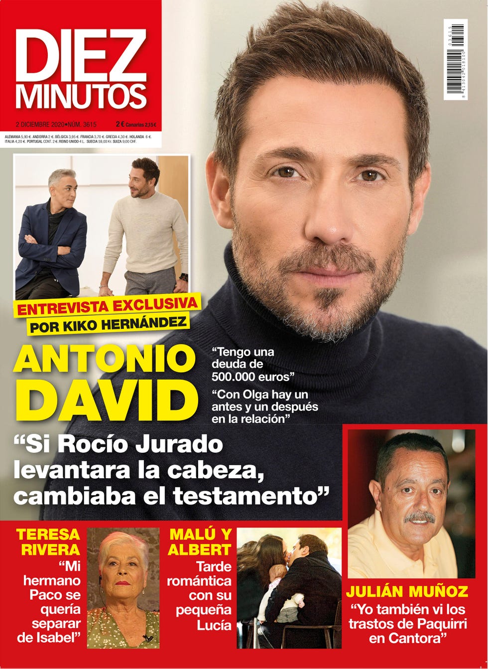 portada diez minutos 3615 antonio david ofrece una entrevista exclusiva a kiko hernández