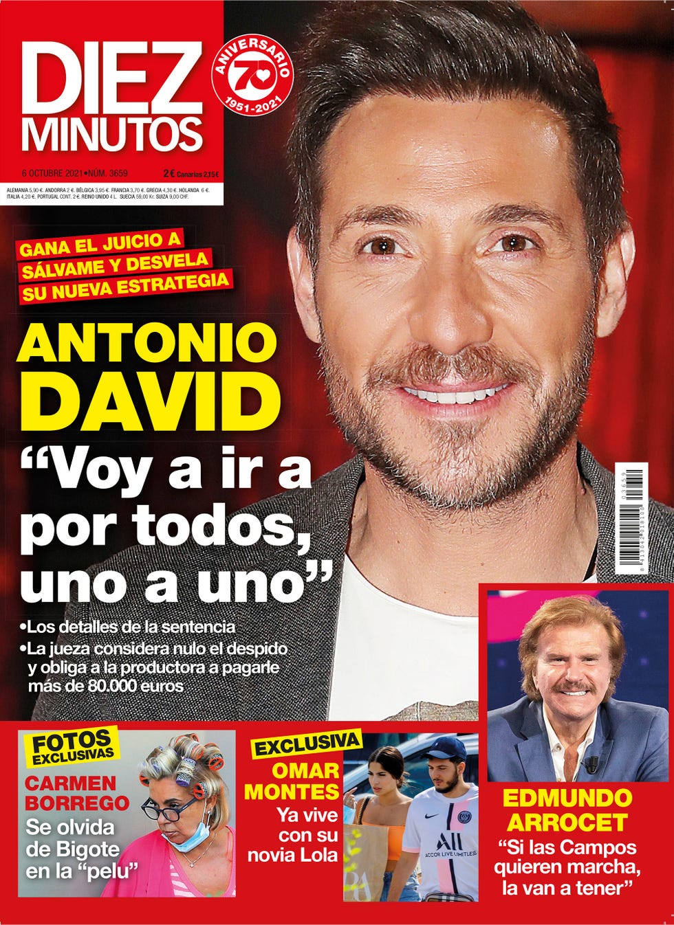 el ex de rocío carrasco feliz tras su victoria judicial, carmen borrego en la peluquería, omar montes ya vive con su novia lola