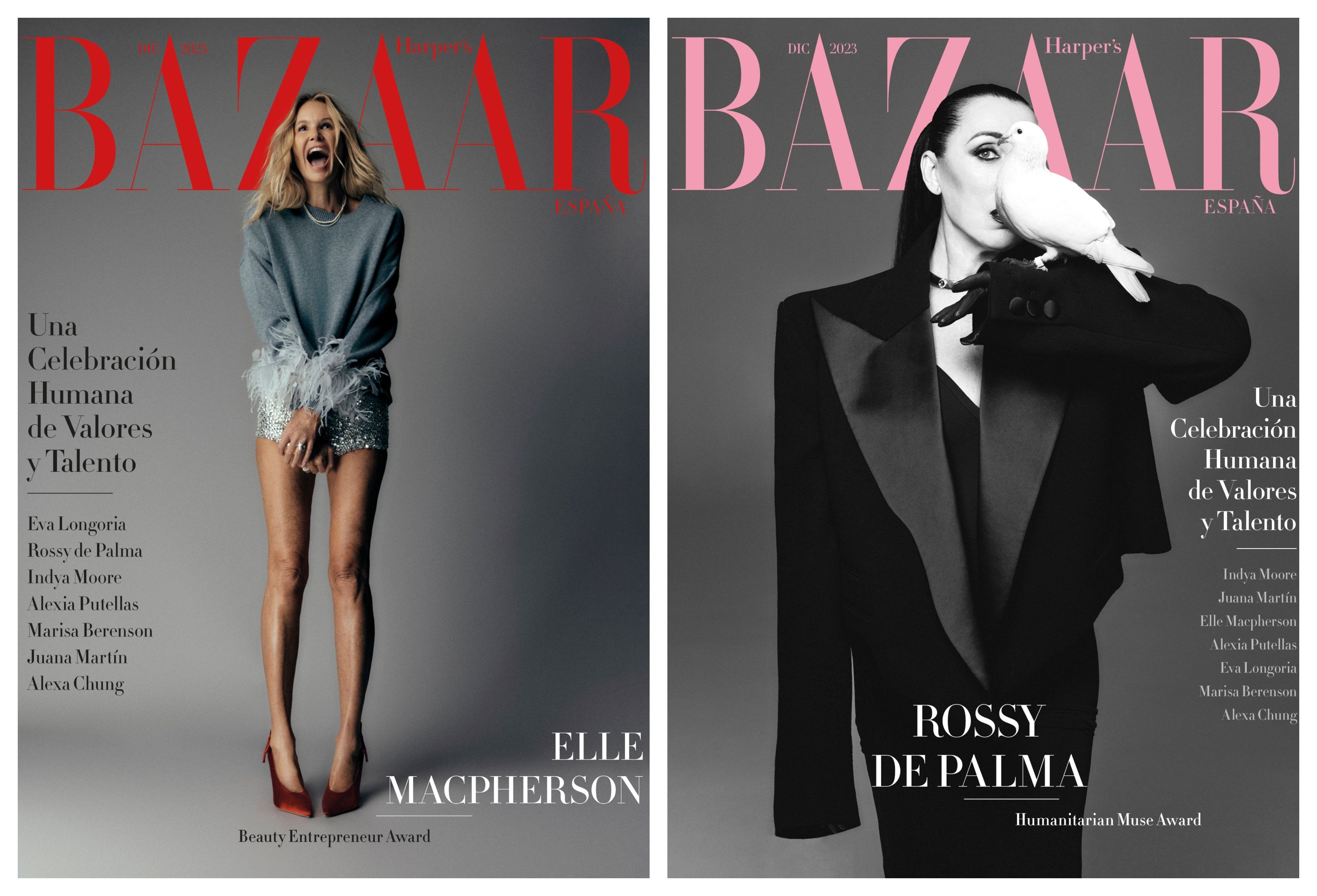 De Eva Longoria a Elle Macpherson: las 8 premiadas de Bazaar Women of the  Year, portadas de diciembre