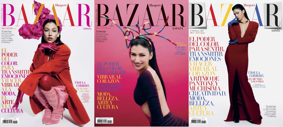 úrsula corberó, protagonista del número de febrero de harper's bazaar con un editorial de moda y una entrevista