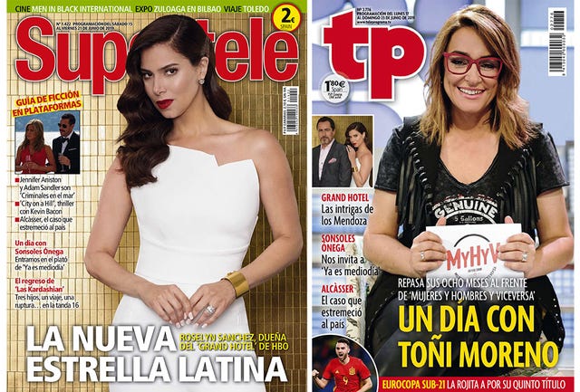 En portada: El 'Grand Hotel' de Roselyn Sanchez y Toñi Moreno, jefa de 'MYHYV'