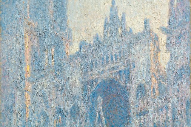 claude monet’s "the portal of rouen cathedral in morning light," 1894
