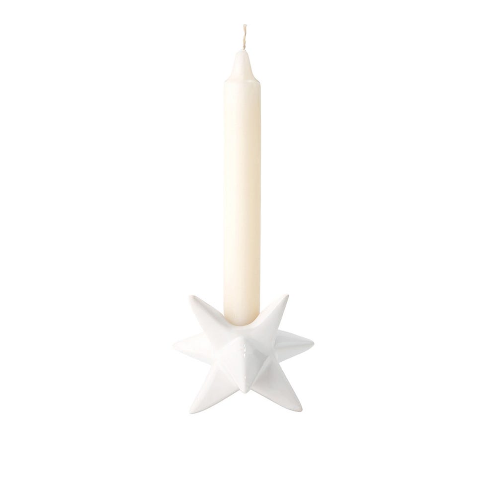 Portavelas con forma de estrella