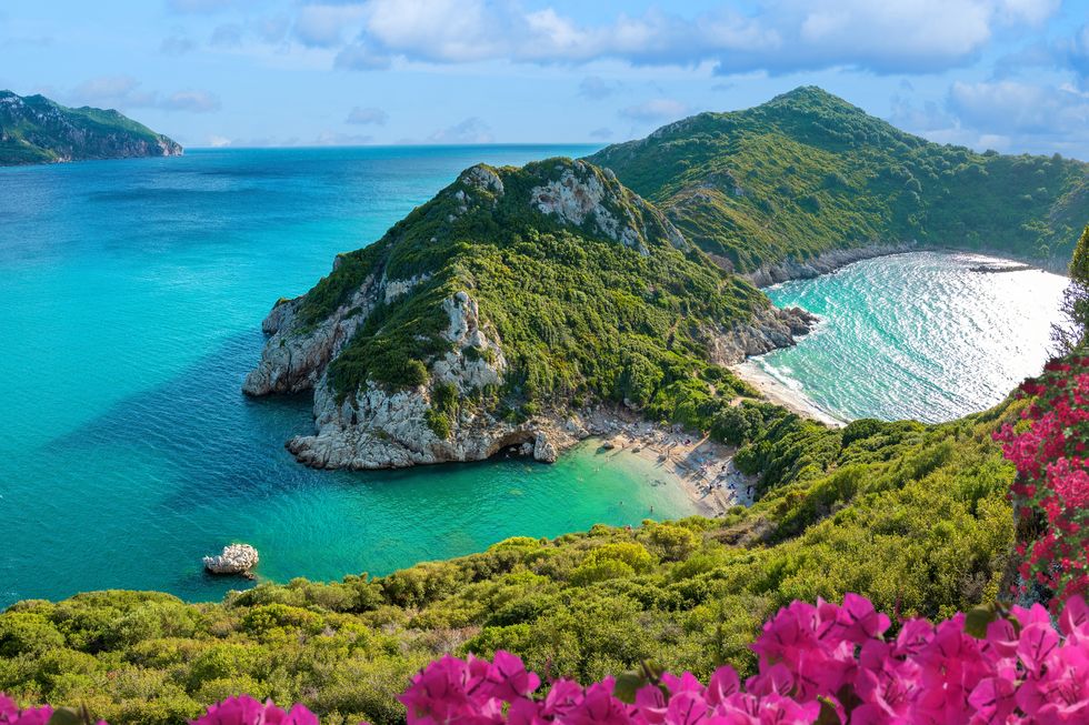 porto timoni beach, corfu, greece