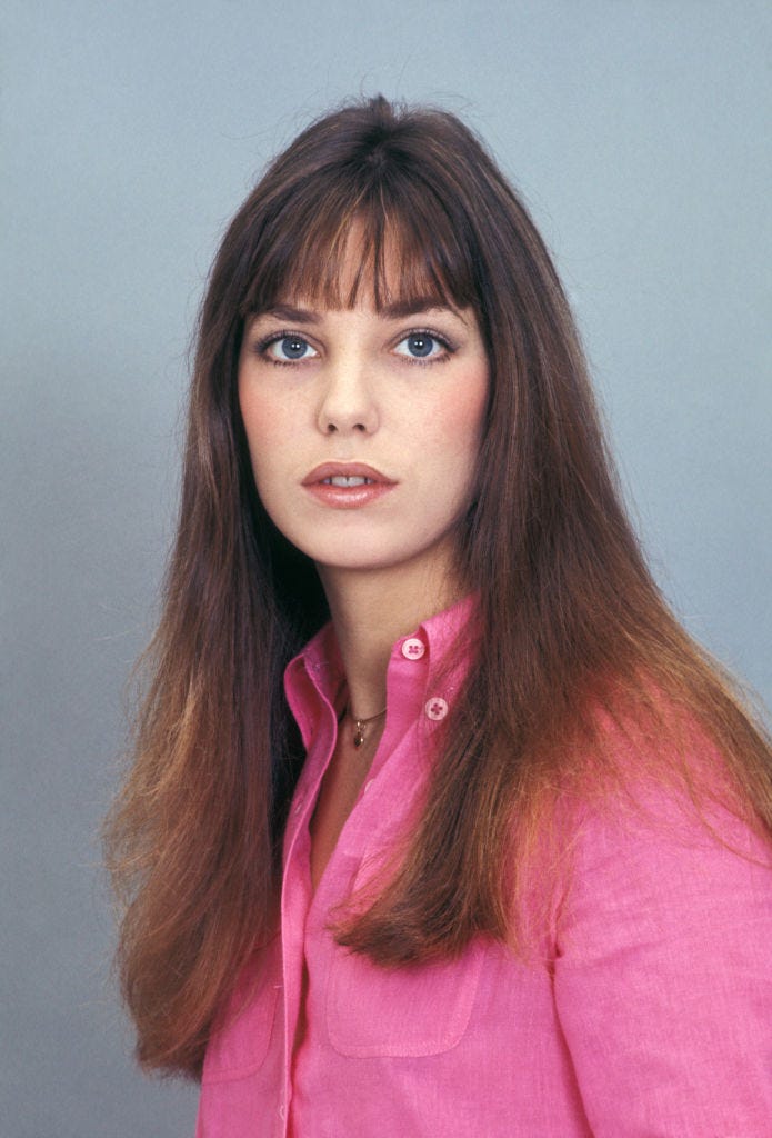 portrait de jane birkin en 1973