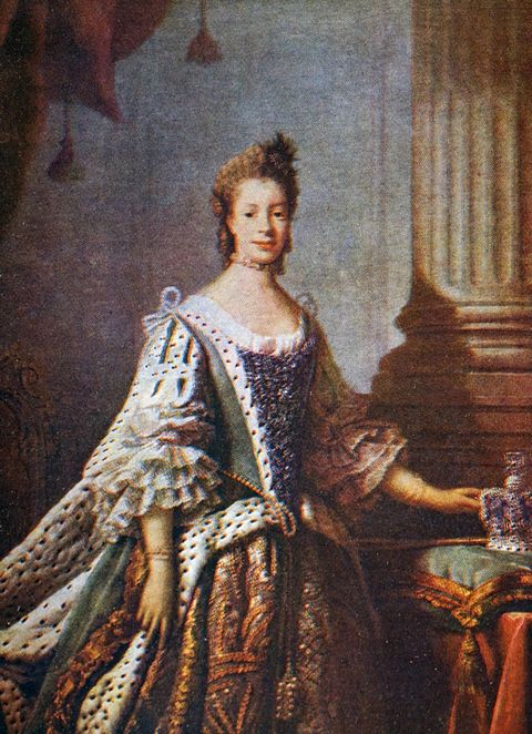 charlotte of mecklenburg strelitz in state robes