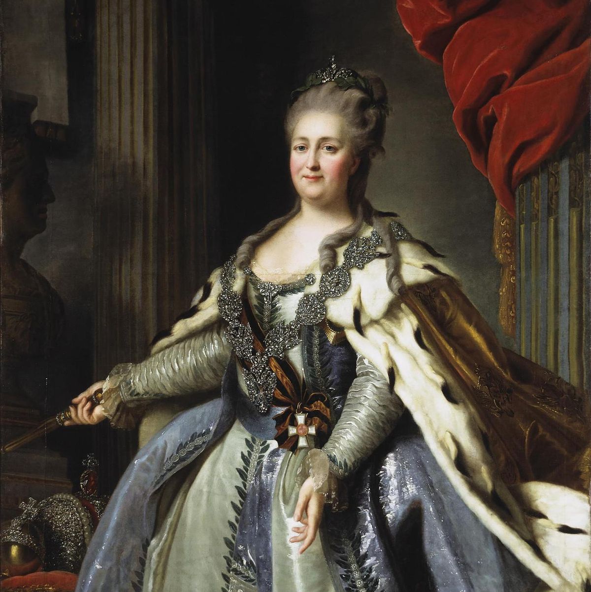 Portrait of Empress Catherine II (1729-1796), 1780s