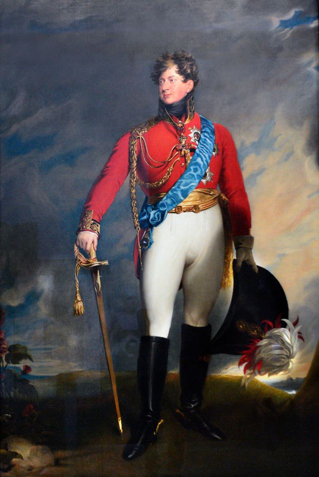 king george iv 1762 1830, from the national portrait gallery, london