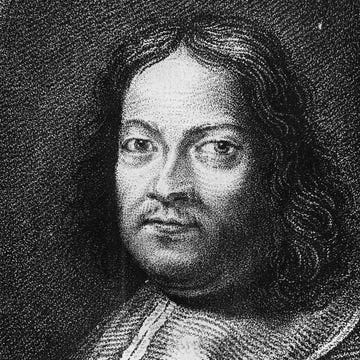 portrait of french mathematician, pierre de fermat