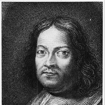 portrait of french mathematician, pierre de fermat