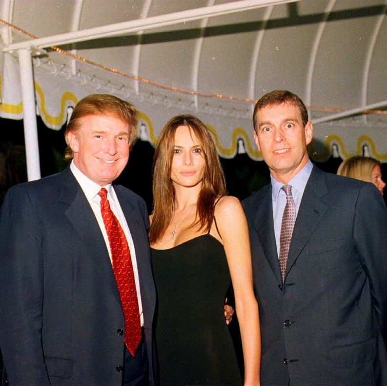 Trump, Knauss, & Prince Andrew At Mar-A-Lago