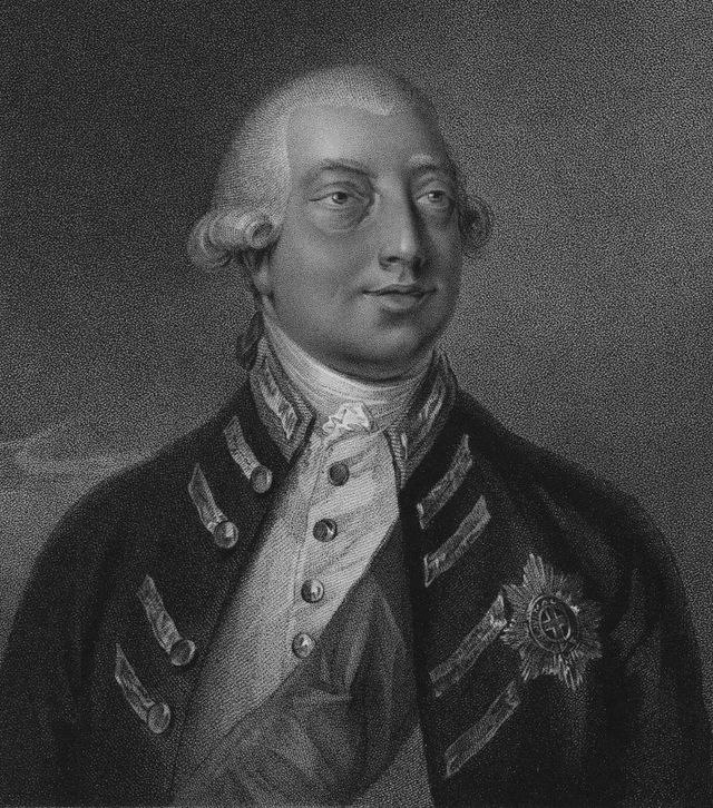 british king george iii posing and smiling for a portrait
