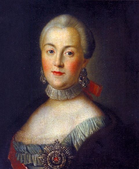 portrait of grand duchess catherine alekseyevna, 1760 artist antropov, alexei petrovich 1716 1795