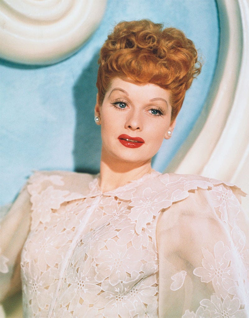 portrait of lucille ball
