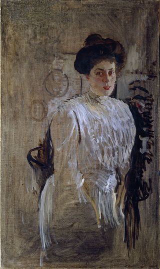 portrait of margarita kirillovna morozova, née mamontova 1910
