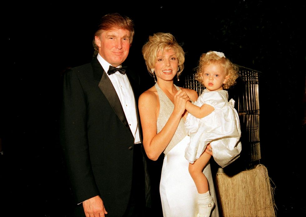 the trumps at mar a lago