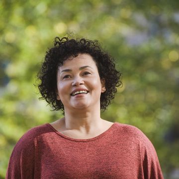 portrait of middle aged woman