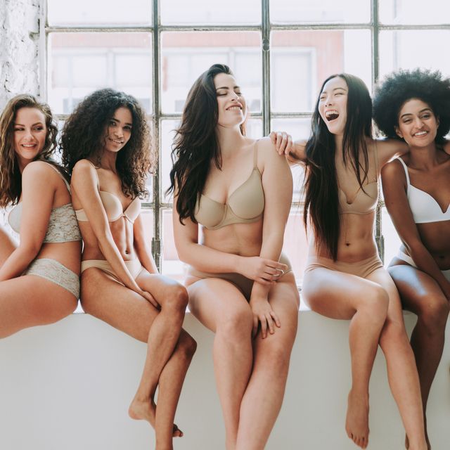 stockfoto van vrouwen in lingerie