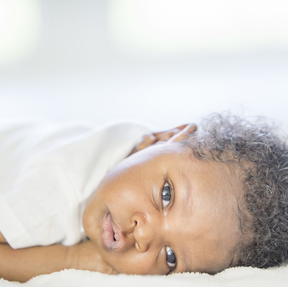 multicultural baby names, portrait of newborn baby