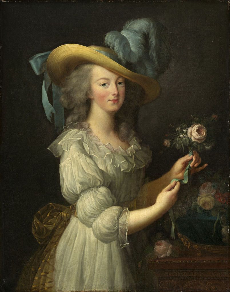 Portrait Of Queen Marie Antoinette Of France (1755-1793)
