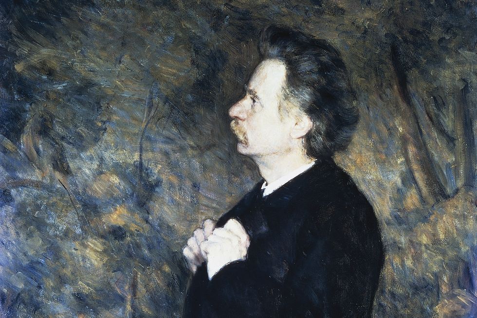 Portrait of composer and pianist Edvard Grieg