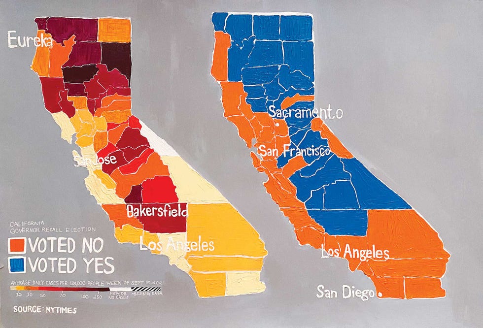 portrait of the state of california, september 15, 2021, teresa flores