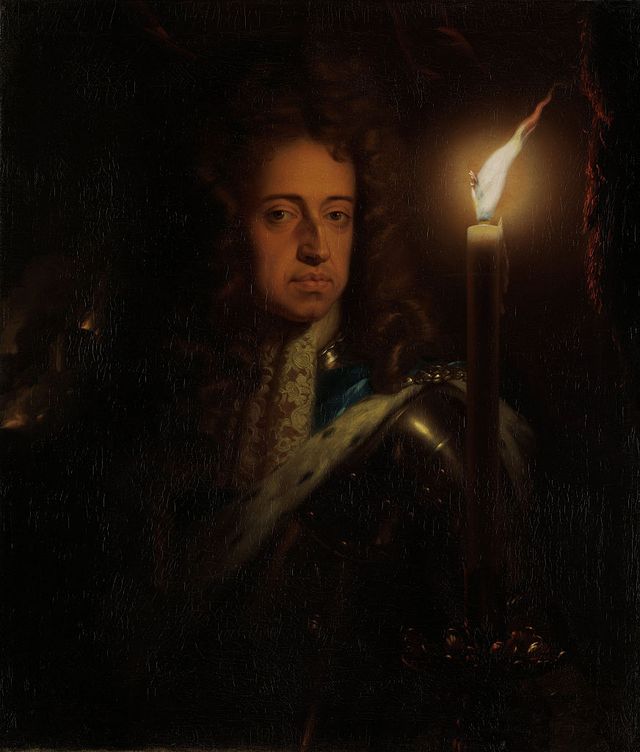 Portrait of William III of Orange (1650-1702) Artist: Schalcken, Godfried Cornelisz (1643-1706)