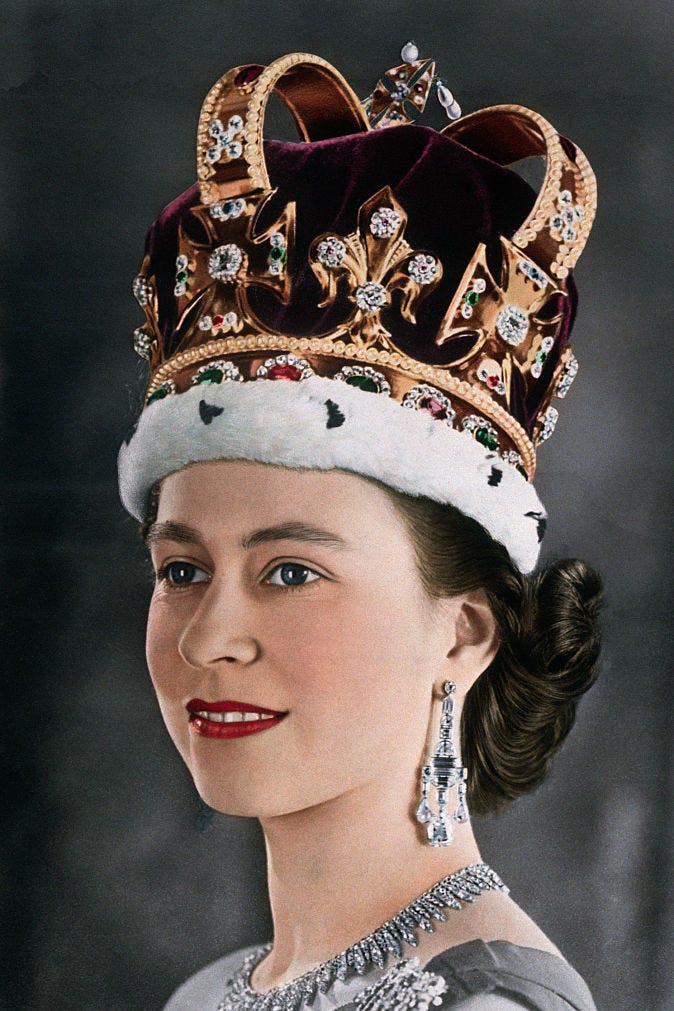 Elizabeth II on Her Coronation Day elizabeth ii on her coronation day