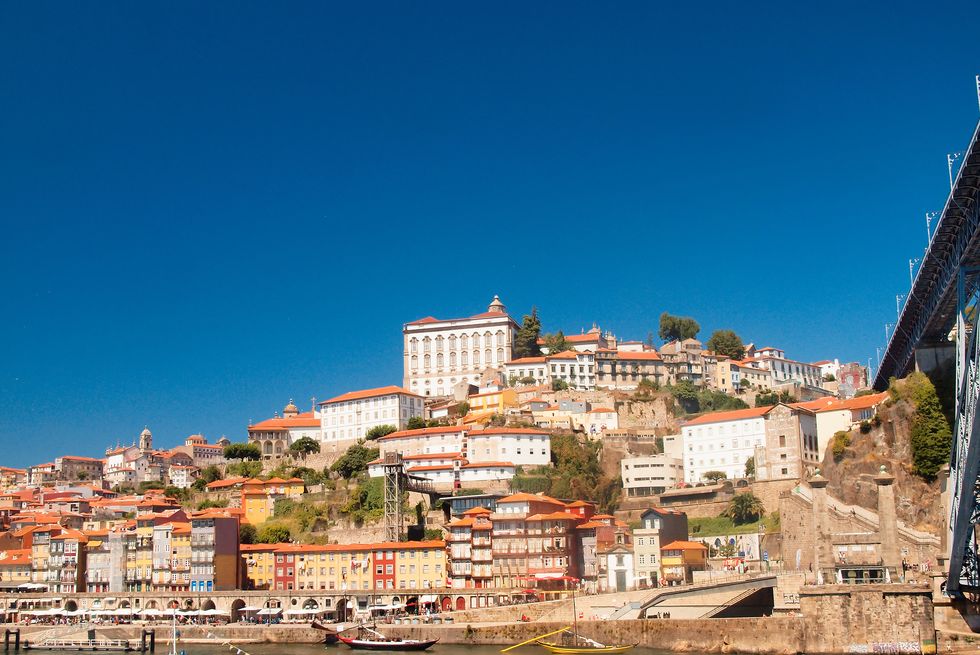 portugal, porto, douro river and riverside