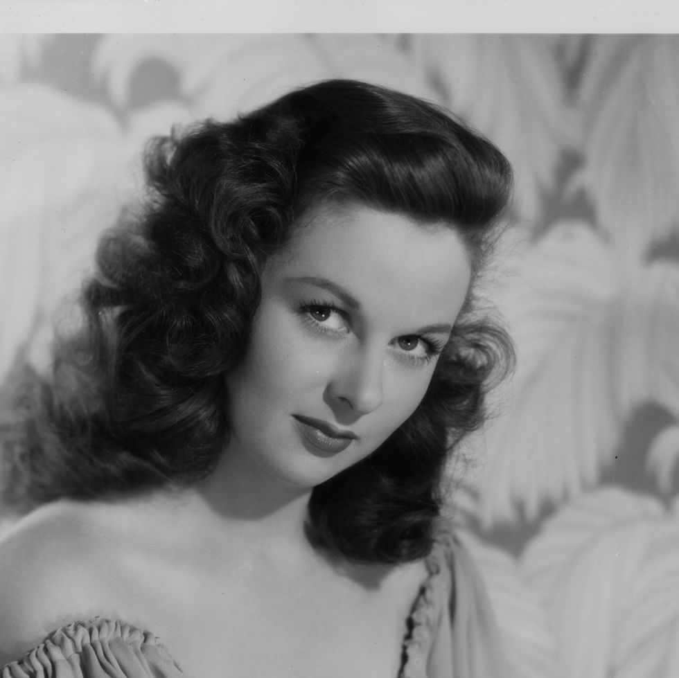 posed studio portrait of actress susan hayward, with universal pictures, 1948. (photo by archive photos/moviepix/getty images)