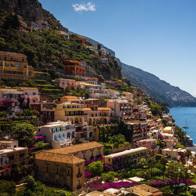 positano, amalfi coast, unesco, world heritage site, campania, italy, europe